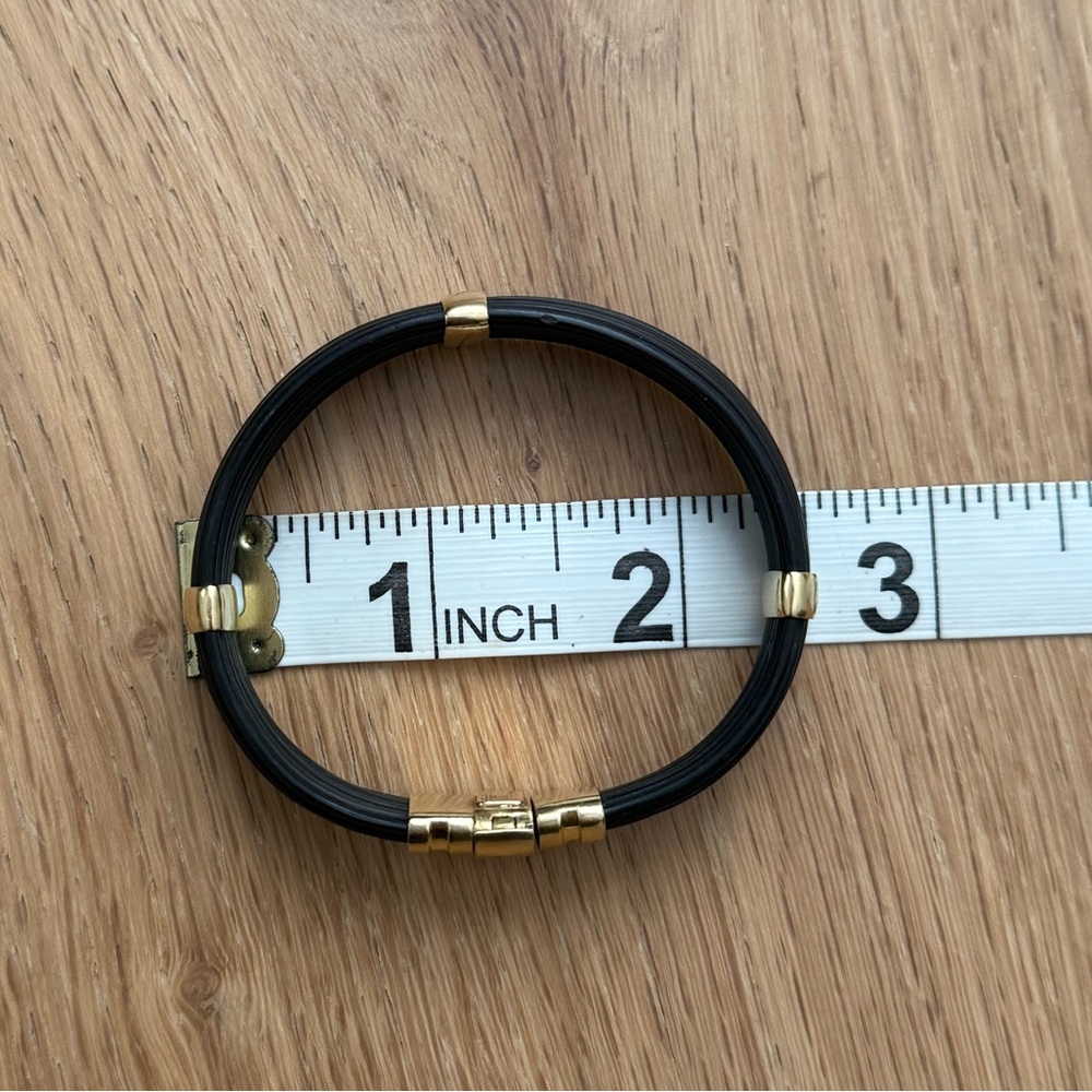ZADEH Buffalo Horn 18K Gold Women Bracelets - Picture 3 of 6
